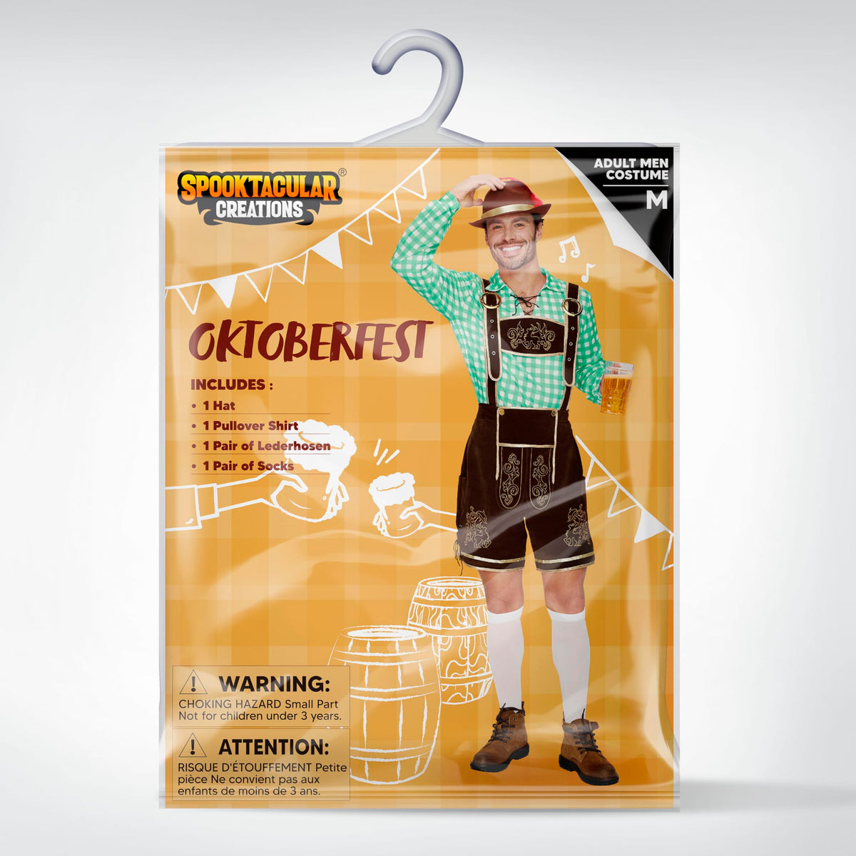 Spooktacular Creations Bavarian Oktoberfest Costume Lederhosen Men-L 🍁 All In One Marketplace Canada