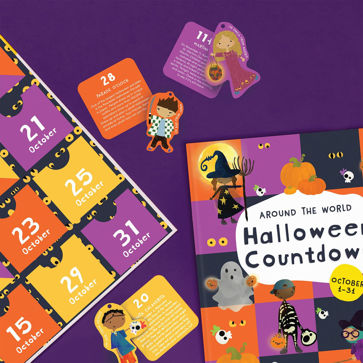 Compte à rebours d'Halloween autour du monde