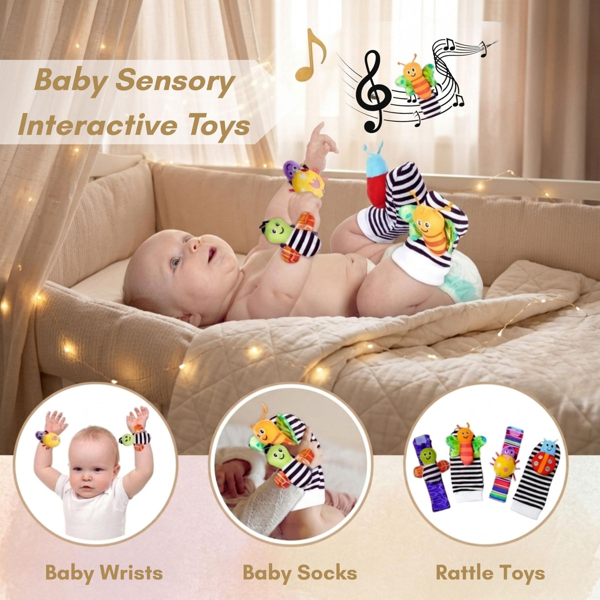 10-Piece Baby Gift Set, Ready to Gift Baby Shower Gifts Basket for Newborn Boys & Girls, Gender Neutral Newborn Essentials with Elephant Swaddle Blanket, Bibs,Wrist & Sock Rattles for Gender Reveals,Birthdays,Christmas 🍁 All In One Marketplace Canada