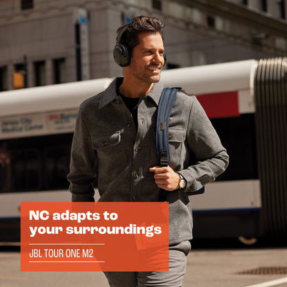 JBL Tour One M2 - Wireless Over-Ear Noise Cancelling Headphones with Up to 50 Hours of Playtime - Black