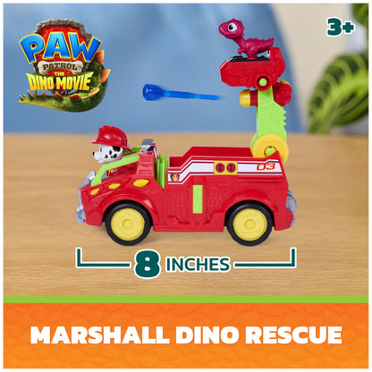 PAW Patrol The Dino Movie Marshall Dino Rescue Firetruck Toy Vehicle