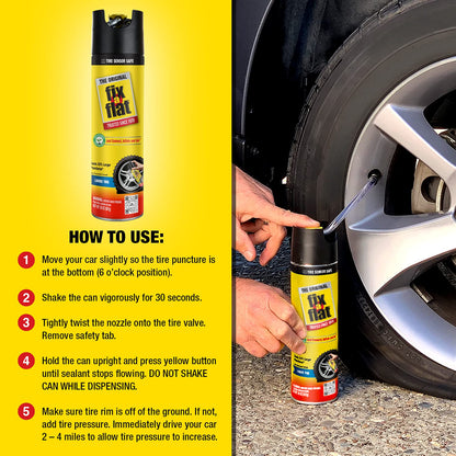 Fix-A-Flat 29226 Large Aerosol Tire Inflator, 567g, 1 Fix-A-Flat