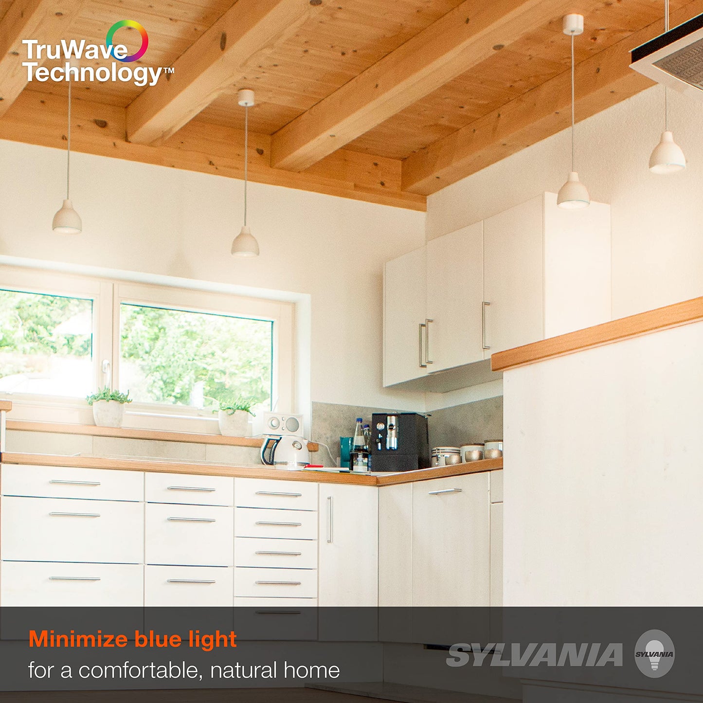 Sylvania LED TruWave Natural Series Light Bulb, 60W Equivalent, Efficient 8W A19, Medium Base, Dimmable, 800 Lumens, 2700K, Soft White, Clear - 6 Count (Pack of 1) (40806) LEDVANCE