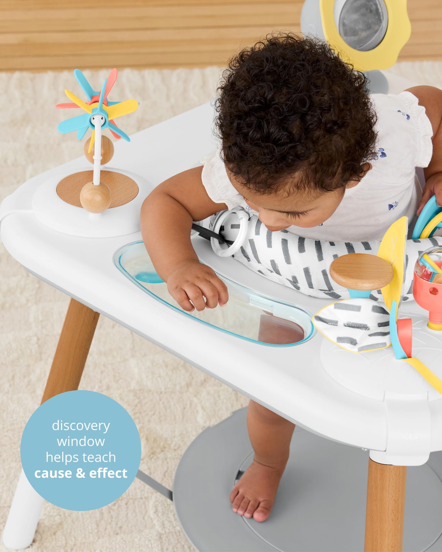 Skip Hop Discoverosity Montessori-Inspired 3-Stage Activity Center & Play Table for Baby Ages 4m+ Skip Hop