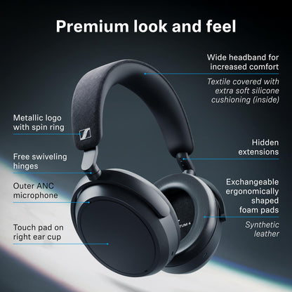 Sennheiser Momentum 4 Wireless Headphones, ANC, 60 Hr Battery, Teal 🍁 All In One Marketplace Canada