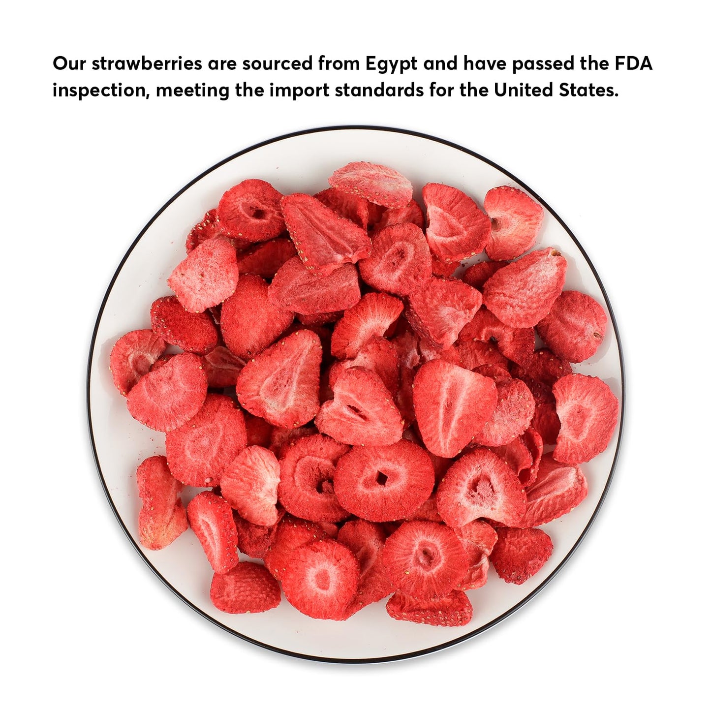 ONETANG Freeze-Dried Strawberry Snack Packs - 10 Single-Serve Portions, 100g