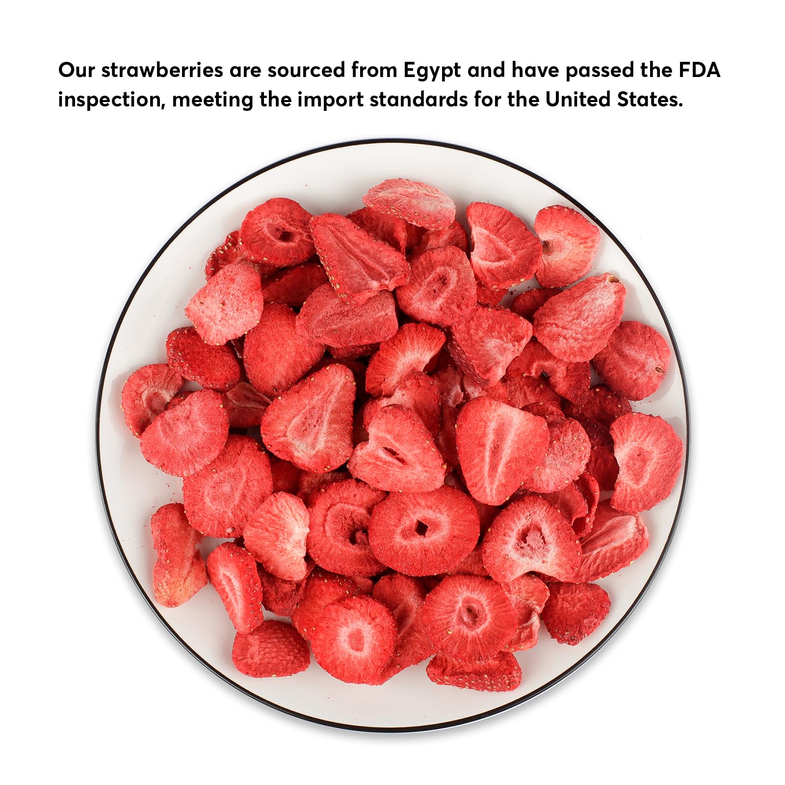 ONETANG Freeze-Dried Strawberry Snack Packs - 10 Single-Serve Portions, 100g