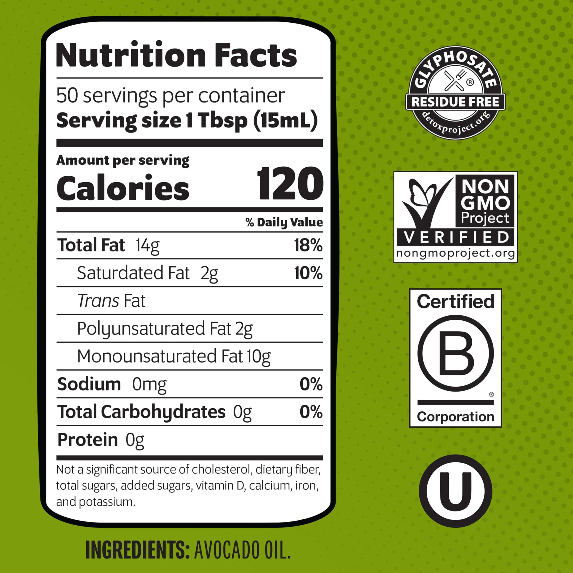 Chosen Foods 100% Pure Avocado Oil 25.3 oz, Non-GMO, for High-Heat Cooking, Frying, Baking, Homemade Sauces, Dressings and Marinades, 750.0 ml (Pack of 1)
