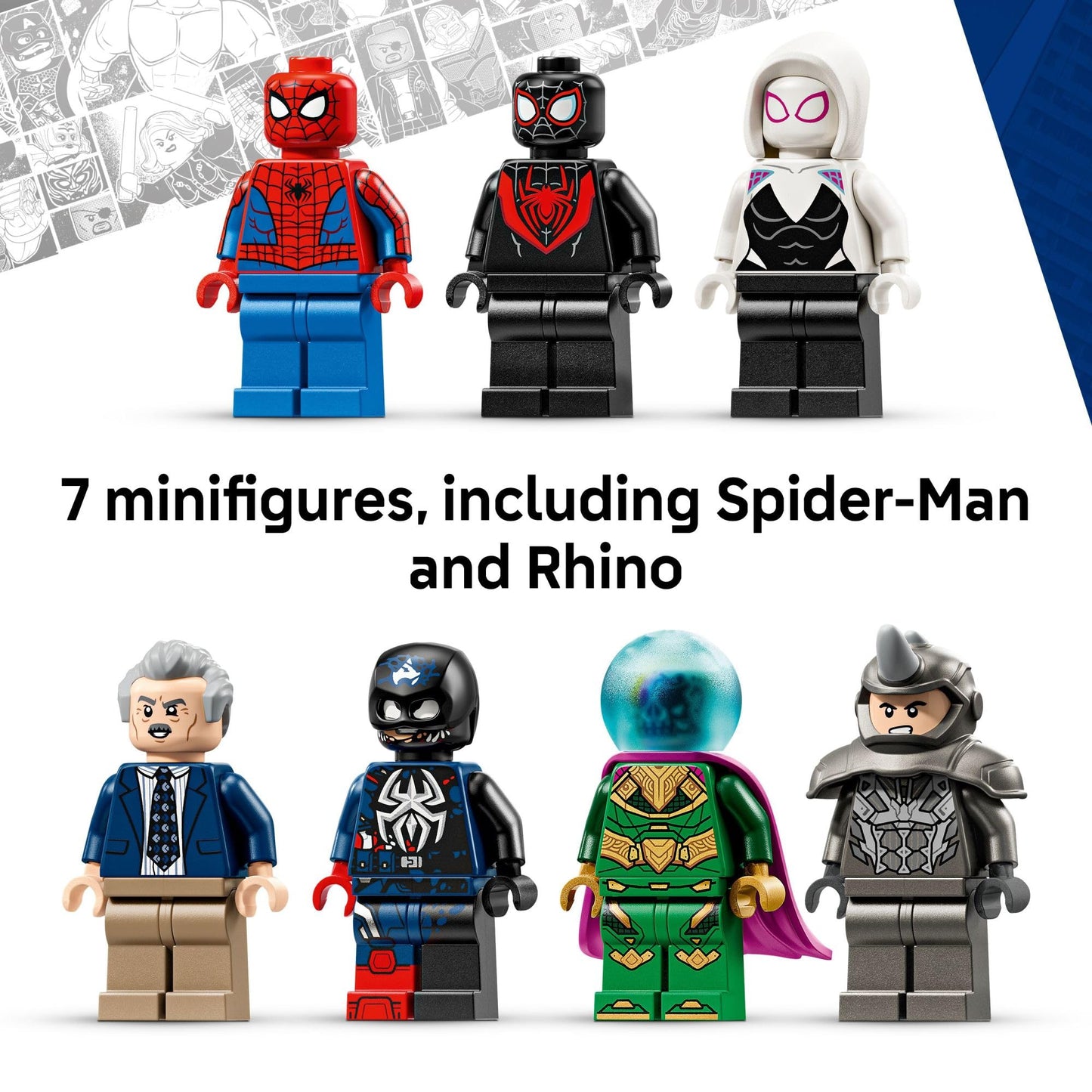 LEGO Marvel Spider-Man vs. Mysterio: The Daily Bugle Building Toy - Pretend Play Set with 7 Minifigures & Rhino Mech - Super Hero Toy for Boys & Girls, Ages 10+ - Gift Idea for Birthdays - 76342 🍁 All In One Marketplace Canada