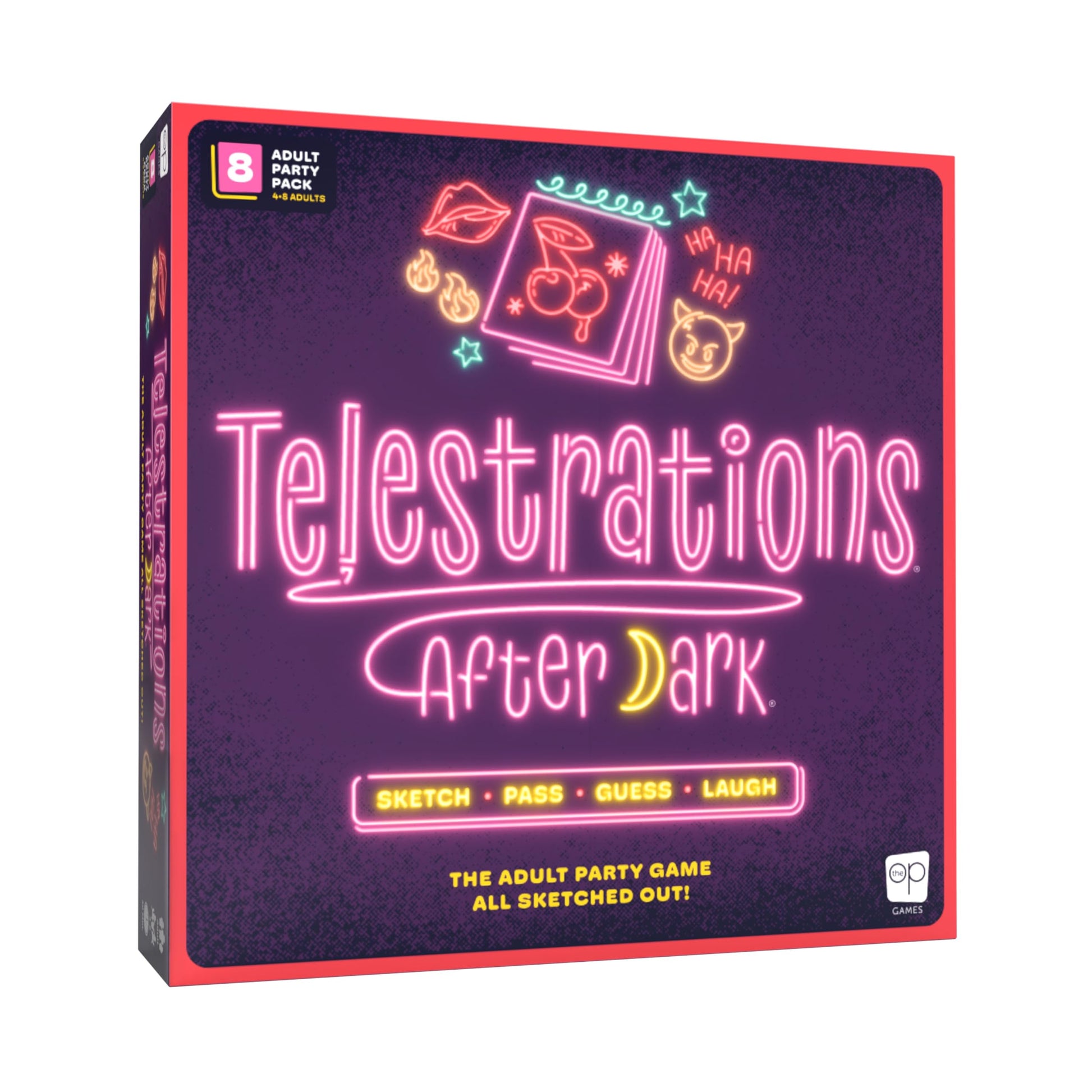 Telestrations After Dark 8 Player 2025 USAOPOLY
