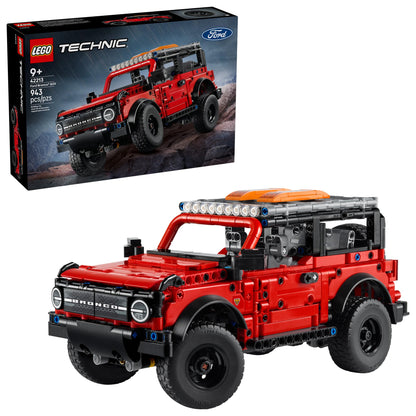 LEGO Technic Ford Bronco Kids Toy Car - Building Toy for Boys and Girls, Ages 10+ - Car Toy and Model Kit - Makes a Cool Birthday Gift for Kids - Authentic Ford Bronco Trim & Details - 42213 LEGO