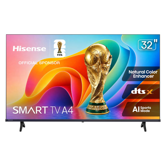 Hisense 32A4NV - 32" Smart Full Array HD VIDAA TV (2025 Model)