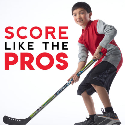 Franklin Sports Youth Street Hockey Set - Includes 2 Street Hockey Sticks and 1 Street Hockey Ball - Official NHL Licensed Product - Perfect Hockey Starter Set for Kids Franklin Sports