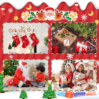 UPINS Christmas Stickers 12 Sheets UPINS Holiday 3D Puffy Sticker Cute Snowman Reindeer Tree Santa Foam Decals for Party Favors Scrapbooking DIY Crafts 🍁 All In One Marketplace Canada