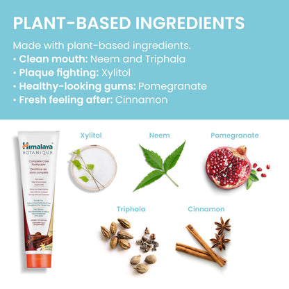 Himalaya Botanique Complete Care Toothpaste, Cinnamon, 150 g (5.29 oz) 🍁 All In One Marketplace Canada