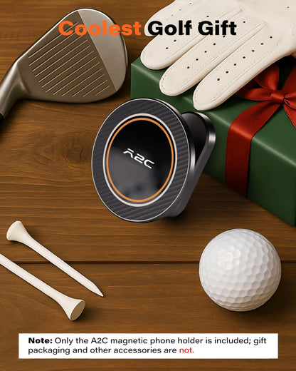A2C Alloy Magnetic Golf Cart Phone Holder for MagSafe iPhone, Unique Golf Gifts for Men Golfers Dad Father, Gift for Him Husband, Accessories Essentials Gadgets Fits EZGO, Club Car, Yamaha - Available at All In One Marketplace Canada