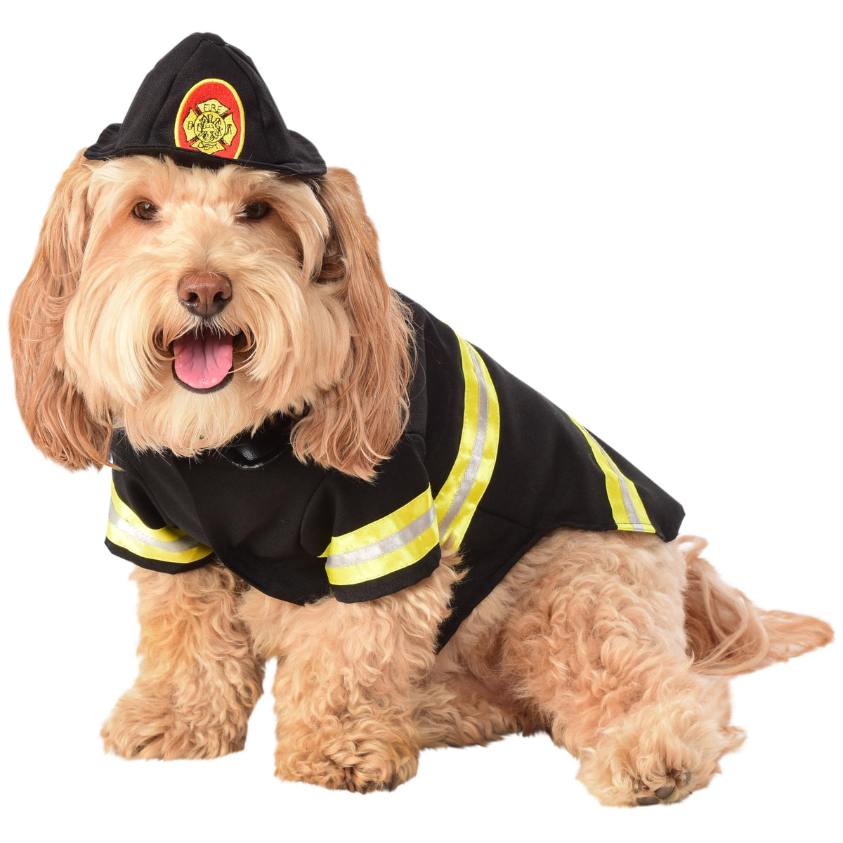 Rubies Costume Co Halloween Classics Collection Pet Costume, Large, Fire Fighter