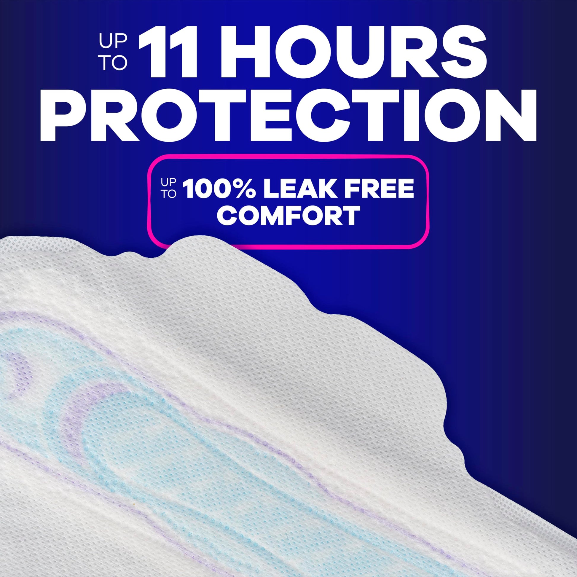 Always Ultra Thin Feminine Pads with Wings for Women, Size 4, Overnight Absorbency, Unscented, 96 Count