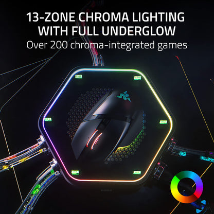 Razer Basilisk V3 Pro Customizable RGB Wireless Gaming Mouse, Black