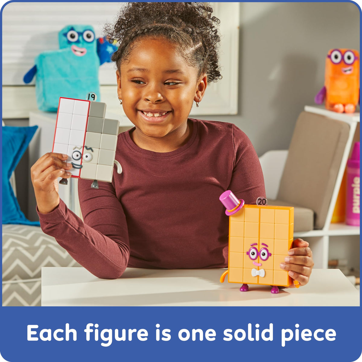hand2mind Numberblocks Friends Nineteen and Twenty Figure Pack