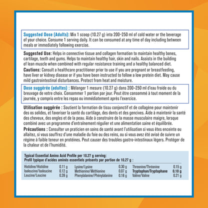Progressive Complete Collagen Unflavoured, Canadian-Made, for Healthier Hair, Skin, Nails and Joints. Grass-Fed Non-GMO with Antioxidants, Hydrolyzed with Vitamin C for Best Absorption, 500 g Progressive