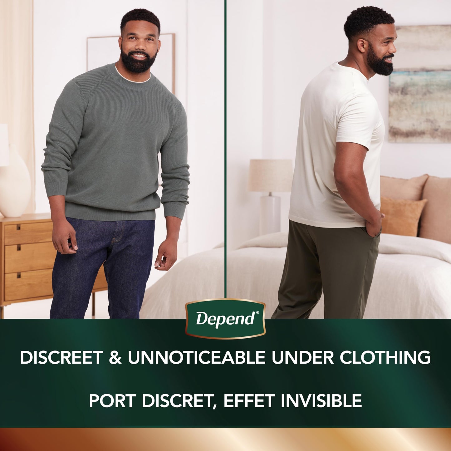 Depend Real Fit Adult Incontinence Underwear for Men, Maximum Absorbency, S/M, Grey, 56 Count 🍁 All In One Marketplace Canada