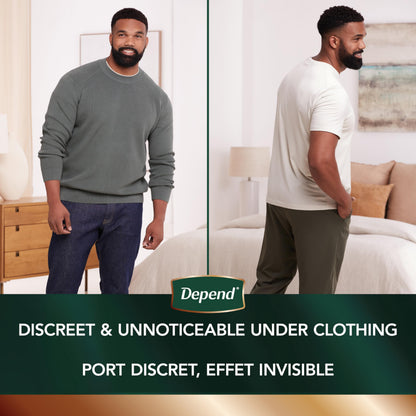 Depend Real Fit Adult Incontinence Underwear for Men, Maximum Absorbency, S/M, Grey, 56 Count 🍁 All In One Marketplace Canada