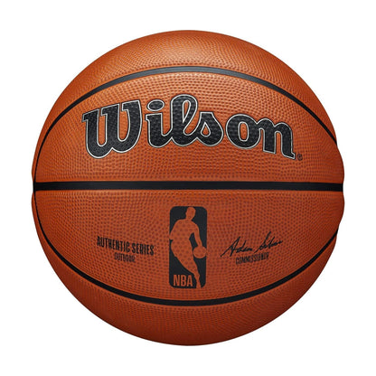 WILSON NBA Authentic Outdoor Basketball - Size 7-29.5", Brown WILSON