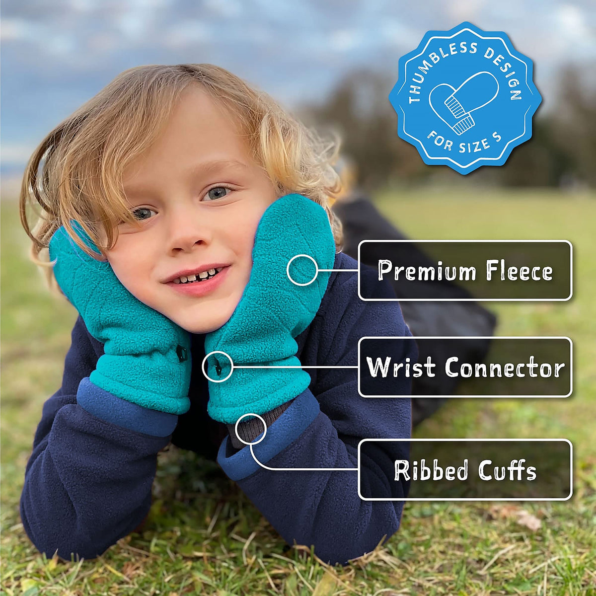 Jan & Jul Fleece Winter Mittens for Toddlers (Lavender, L) 🍁 All In One Marketplace Canada
