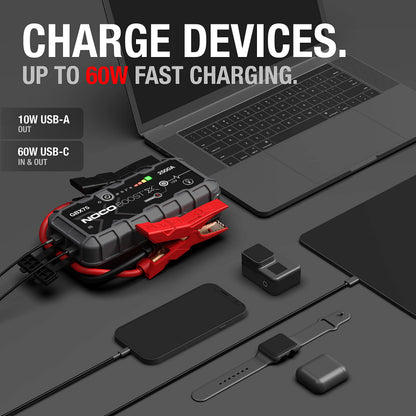 NOCO Boost GBX75 2500A UltraSafe Jump Starter, 12V Lithium Battery Booster