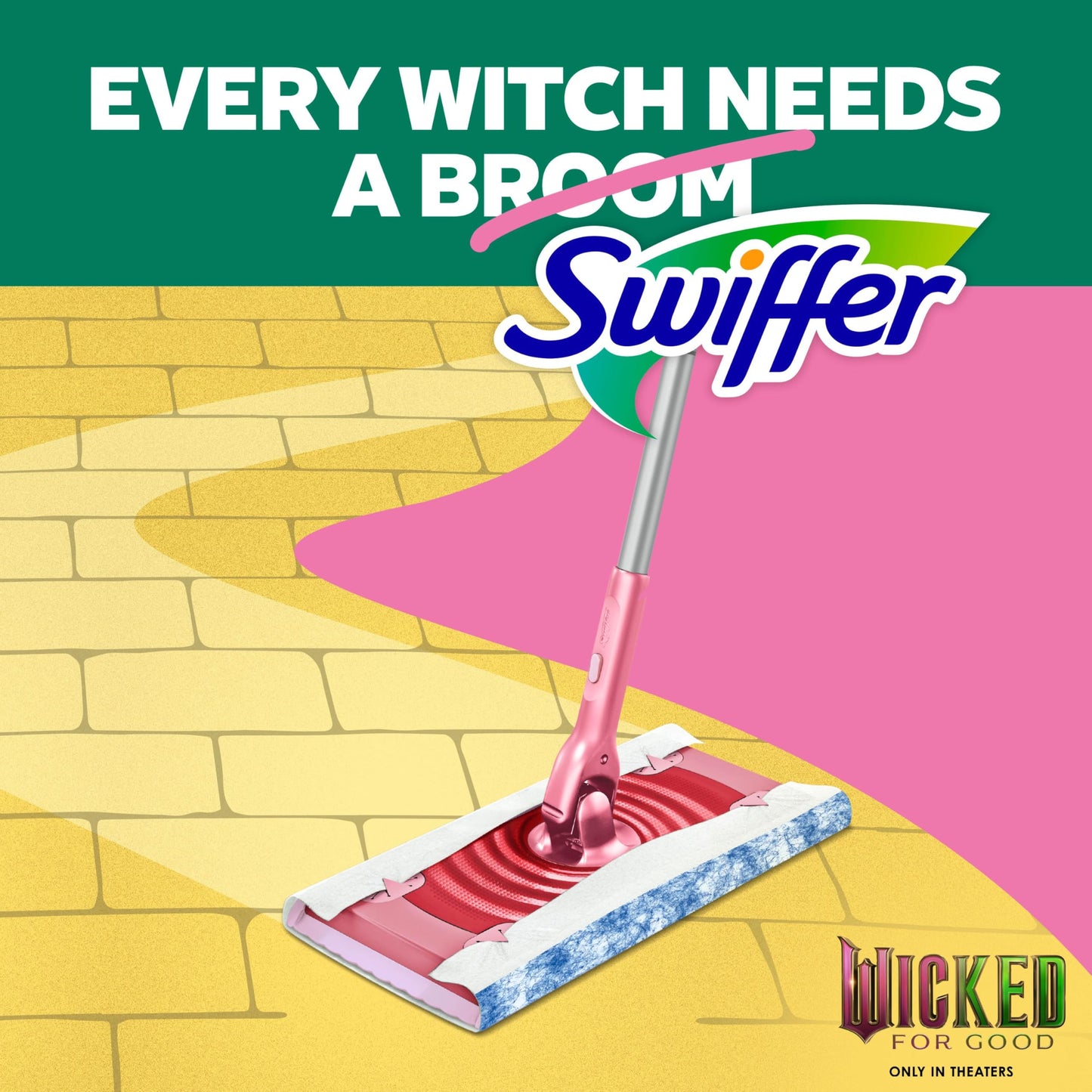 Swiffer Sweep and Mop Pro, 2-in-1 Floor Mopping , Multi-Surface Kit for Floor Cleaning, 5 Heavy Duty Dry Sweeping Cloths, 3 Heavy Duty Wet Mopping Cloths, Includes 1 Sweeper Device
