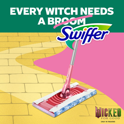Swiffer Sweep and Mop Pro, 2-in-1 Floor Mopping , Multi-Surface Kit for Floor Cleaning, 5 Heavy Duty Dry Sweeping Cloths, 3 Heavy Duty Wet Mopping Cloths, Includes 1 Sweeper Device