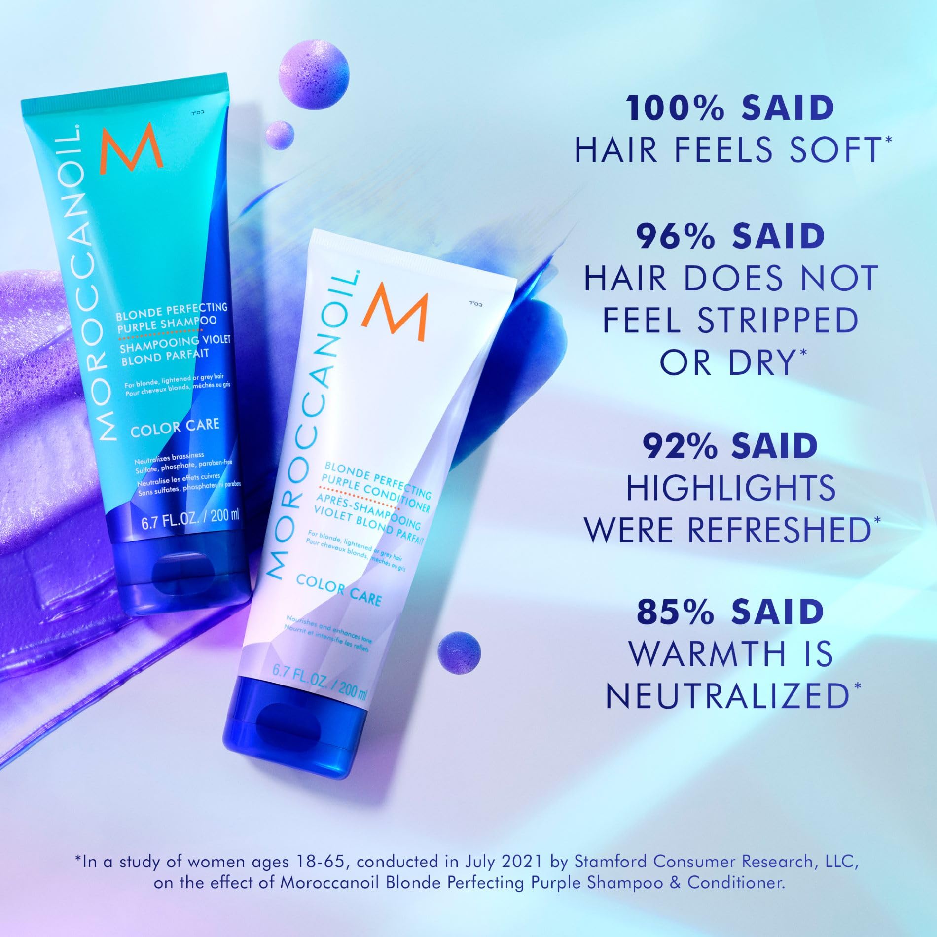 Moroccanoil Blonde Perfecting Purple Shampoo 6.7 fl. oz. Moroccanoil