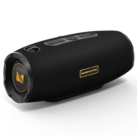 Monster S380 Bluetooth Speaker, Portable Speaker with 40W Stereo Sound, 20H Playtime, IPX6 Waterproof, Bluetooth 6.0, Support AUX/TF Card, TWS Pairing Wireless Speaker for Outdoor Travel Party - Available at All In One Marketplace Canada