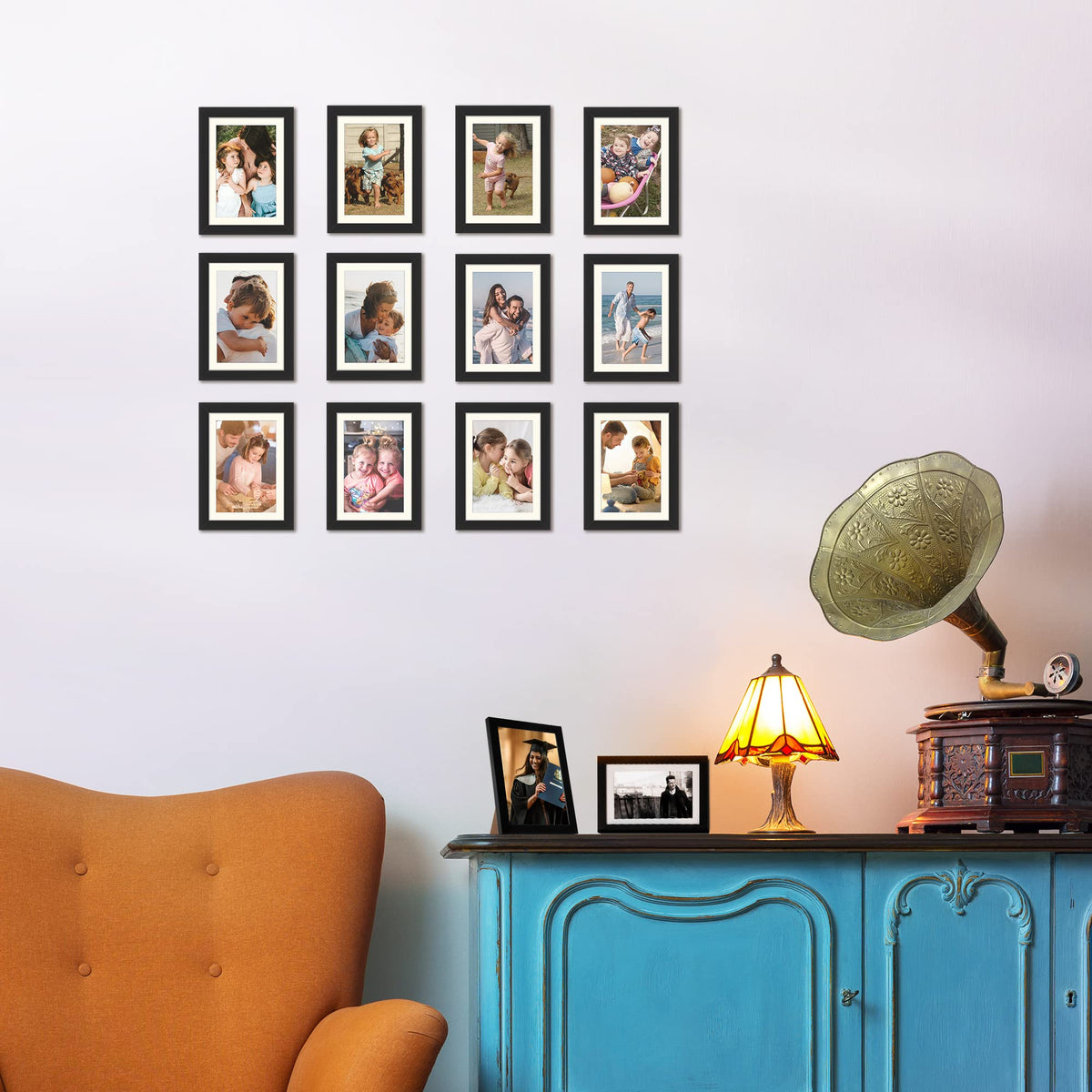 upsimples 4x6 Picture Frame Set of 10, Black 🍁 All In One Marketplace Canada