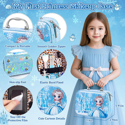 Hohosunlar Frozen Pretend Fake Makeup Kit for Toddlers Girls Toys 3-5 5-8 🍁 All In One Marketplace Canada
