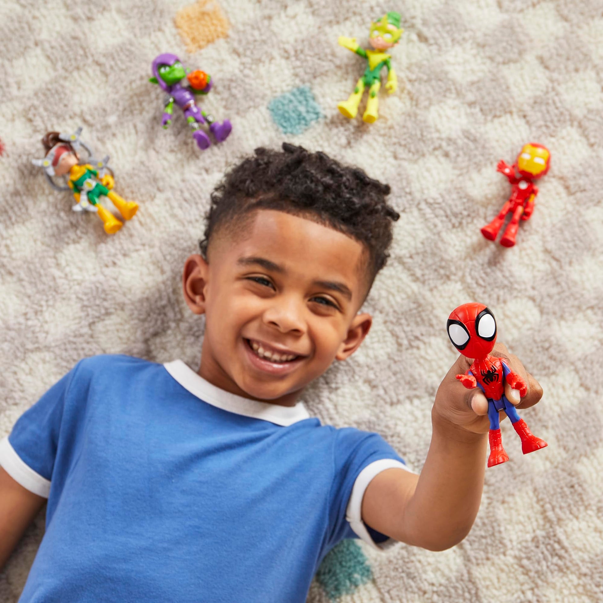 Marvel Spidey and His Amazing Friends, Friends & Foes Pack, 5 Action Figures, 4-Inch, Preschool Super Hero Toys for Kids Ages 3 and Up, Amazon Exclusive Hasbro