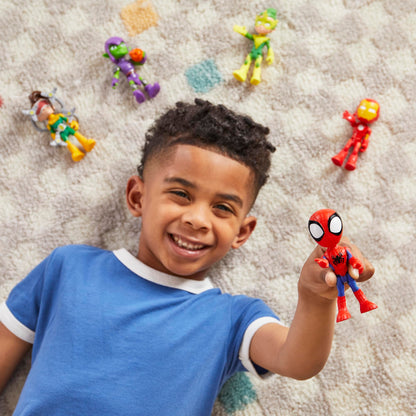 Marvel Spidey and His Amazing Friends, Friends & Foes Pack, 5 Action Figures, 4-Inch, Preschool Super Hero Toys for Kids Ages 3 and Up, Amazon Exclusive Hasbro