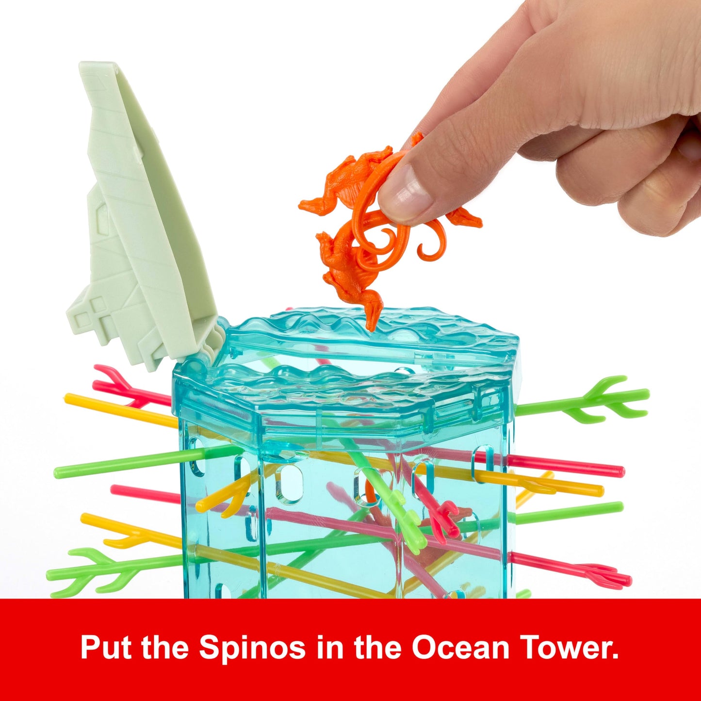 Mattel Games Kerplunk Jurassic World Rebirth Game for Kids & Family with Ocean Tower and Spinosaurus Figures Inspired by the Movie. 🍁 All In One Marketplace Canada