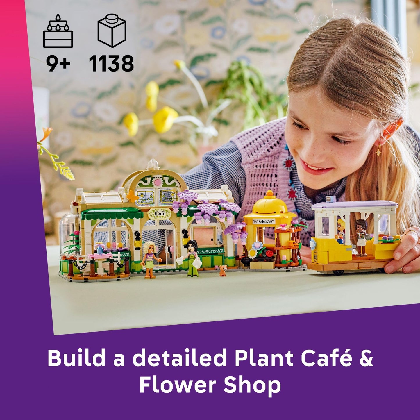 LEGO Friends Plant Café & Flower Shop Pretend Play Building Toy - Playset with 4 Minidolls and Cat Toy for Creative Storytelling - Birthday Gift Idea for Girls and Boys, Ages 9 and Up - 42671 🍁 All In One Marketplace Canada