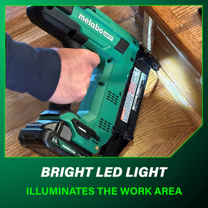Metabo HPT 18V MultiVolt™ 18-Ga Compact Cordless Brad Nailer Kit, Includes 1-18V 2.0 Ah Battery, NT1850DGM Metabo HPT