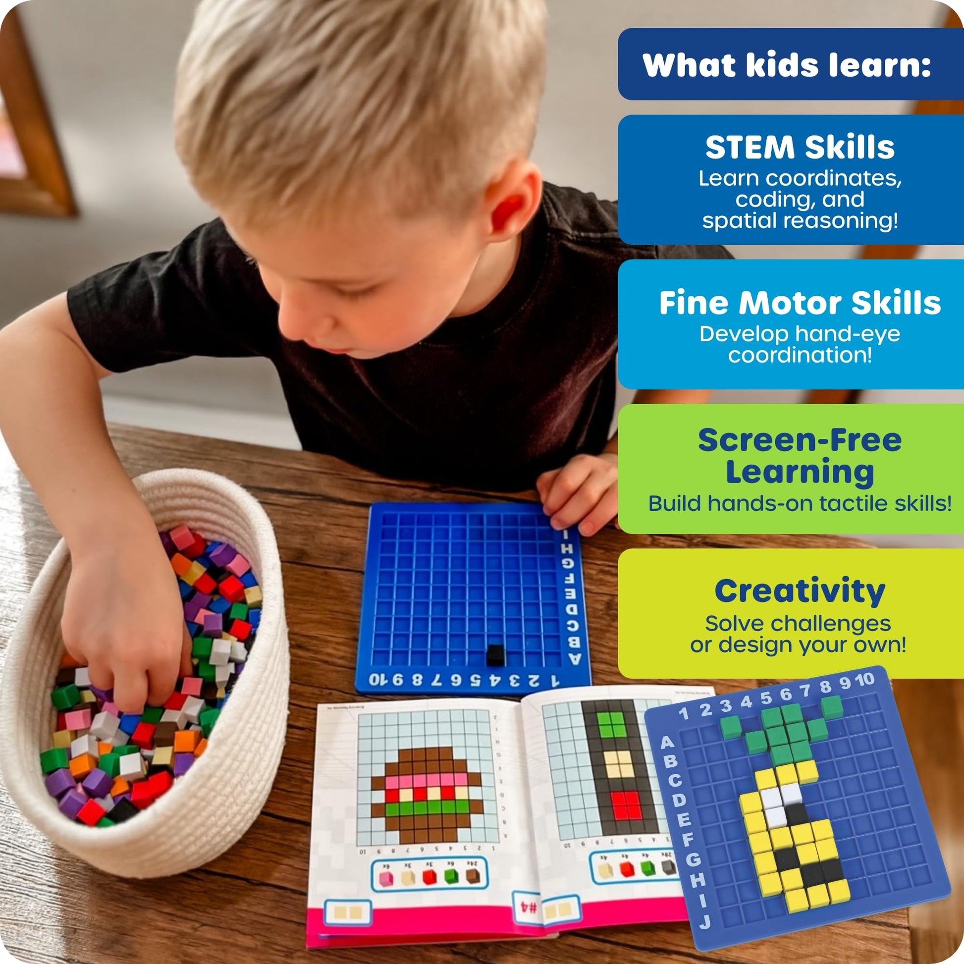 Learning Resources STEM Explorers Pixel Art Challenge Learning Resources
