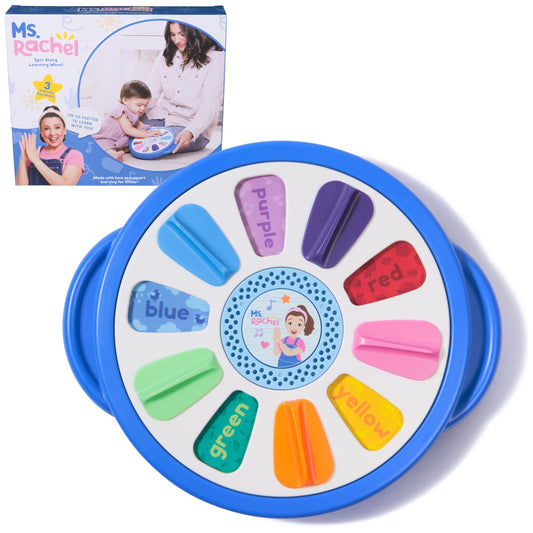 Ms. Rachel Official Spin Along Learning Wheel with 3 Learning Play Modes, Educational Toys & Toddler Toys for Girls & Boys Ages 1-3+ 🍁 All In One Marketplace Canada Ms. Rachel