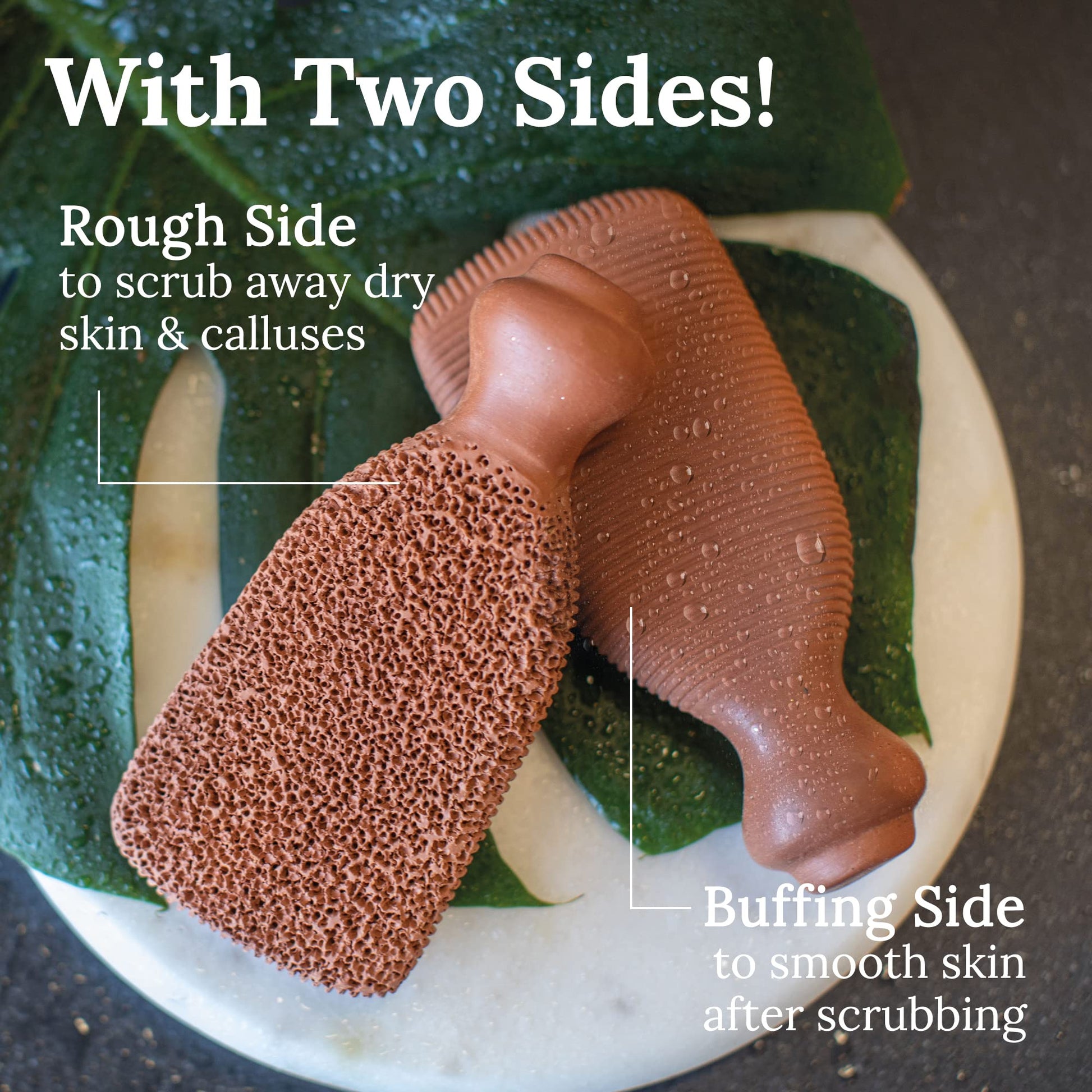 Pumice Stone for Feet Lasts 5+ Years Foot Exfoliator Scrubber Callus Remover - Available at All In One Marketplace Canada