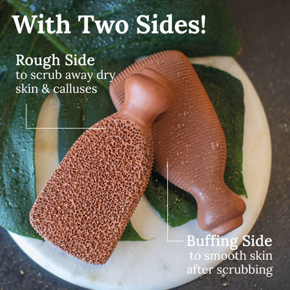 Pumice Stone for Feet Lasts 5+ Years Foot Exfoliator Scrubber Callus Remover - Available at All In One Marketplace Canada