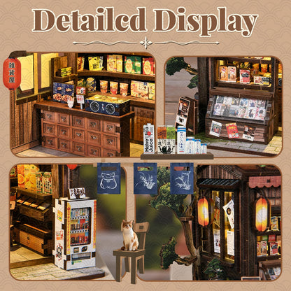 DIY Book Nook Kits for Adults Miniature House Kit with LED Lights for Teens 🍁 All In One Marketplace Canada