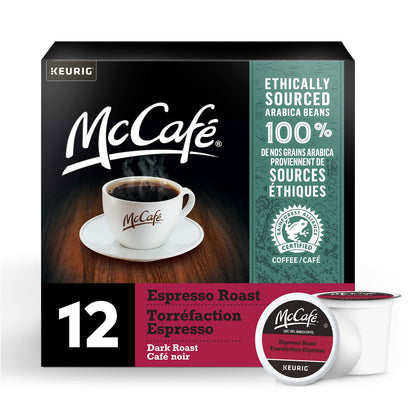 McCafé Espresso Roast K-Cup Coffee Pods, 72 Count, For Keurig Coffee Makers