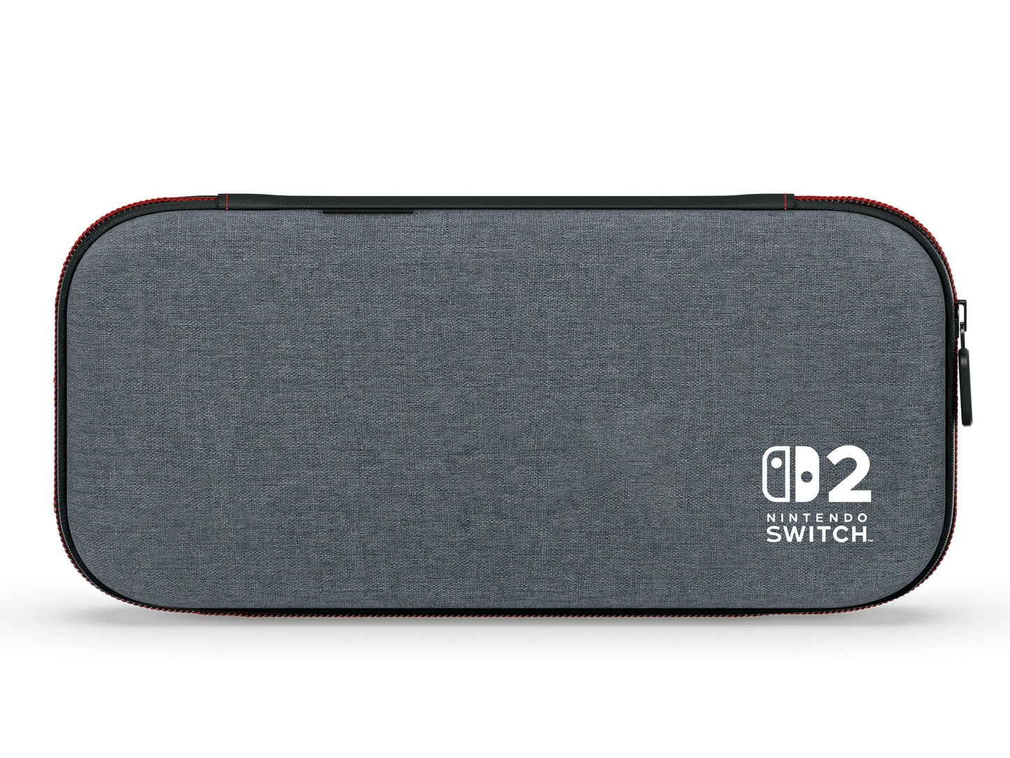 PowerA Slim Case for Nintendo Switch 2 - Dark Heather Grey, Officially Licensed, Protective Case, Holds 10 Game Cards, Padded Screen Protector, Built-in Play Stand