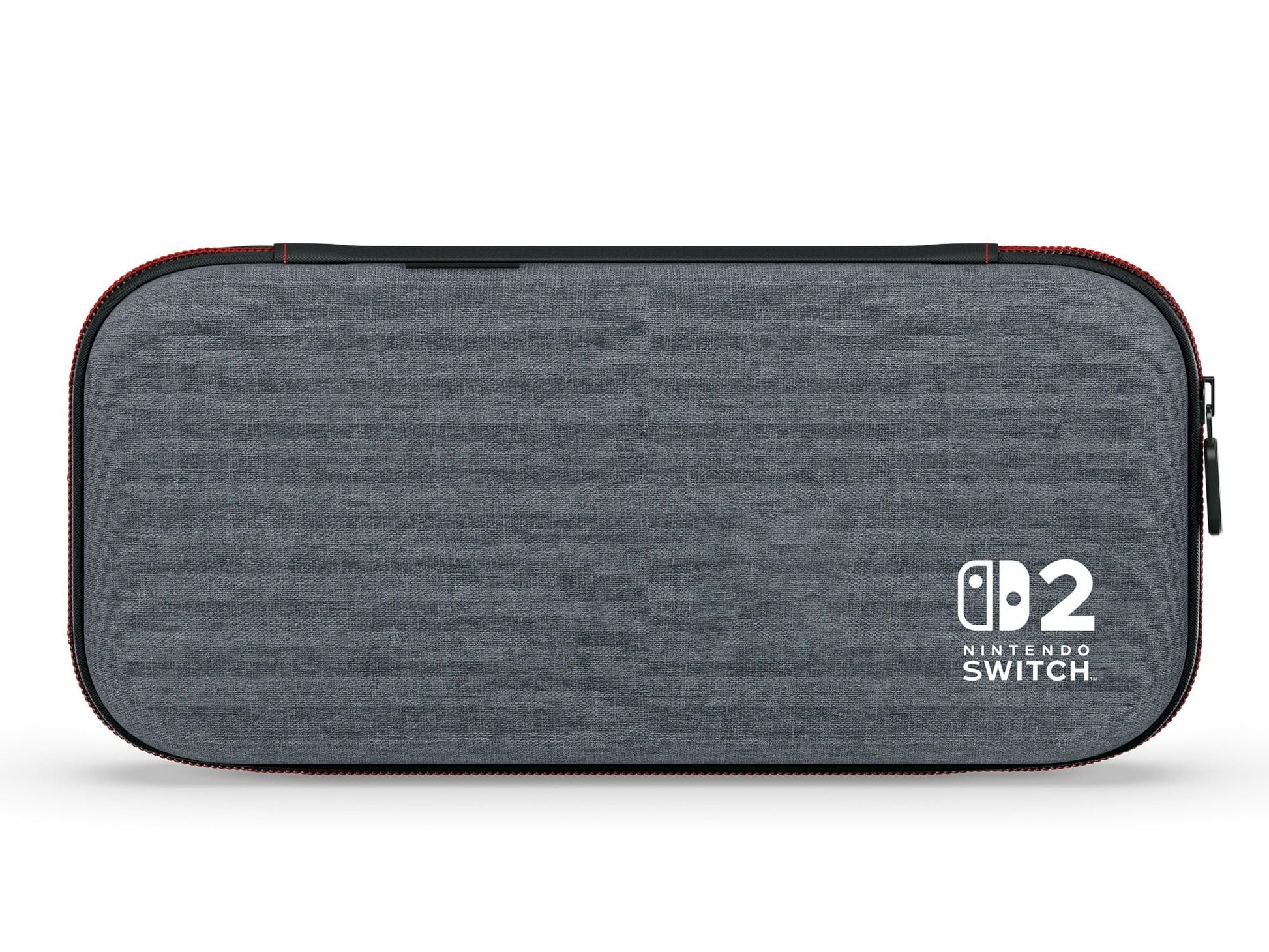 PowerA Slim Case for Nintendo Switch 2 - Dark Heather Grey, Officially Licensed, Protective Case, Holds 10 Game Cards, Padded Screen Protector, Built-in Play Stand