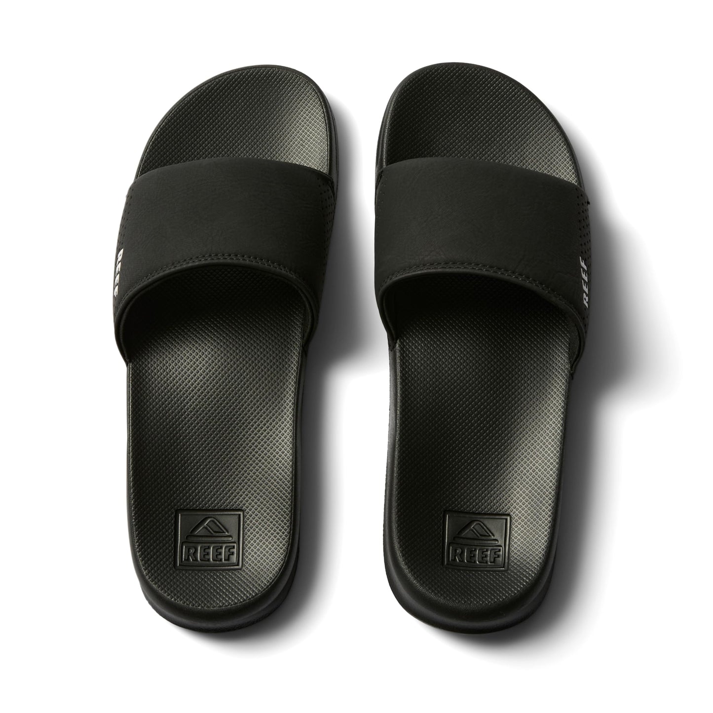 Reef Men's Reef One Slide Slides Black, Size 11M REEF